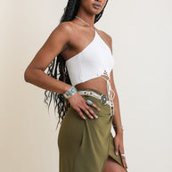 Lace-Up Halter Knit Bralette-Leto Accessories-[option4]-[option5]-[option6]-[option7]-[option8]-Shop-Boutique-Clothing-for-Women-Online