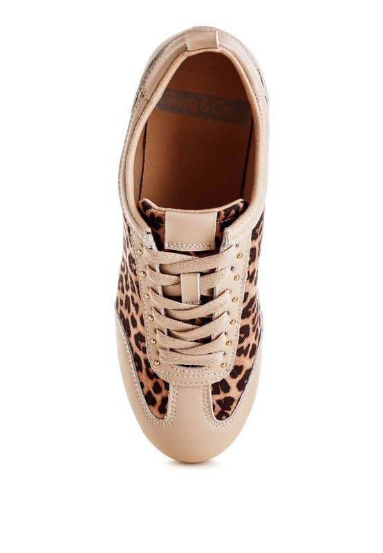 Narati Leopard Print Real Leather Sneakers-Rag Company-[option4]-[option5]-[option6]-[option7]-[option8]-Shop-Boutique-Clothing-for-Women-Online