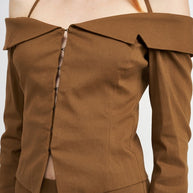 SPAGHETTI STRAP OFF SHOURLDER TOP-Emory Park-[option4]-[option5]-[option6]-[option7]-[option8]-Shop-Boutique-Clothing-for-Women-Online