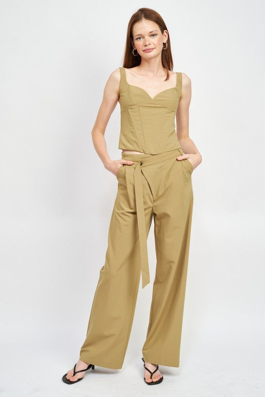 ASYMMETRICAL LONG BELT TROUSERS-Emory Park-[option4]-[option5]-[option6]-[option7]-[option8]-Shop-Boutique-Clothing-for-Women-Online