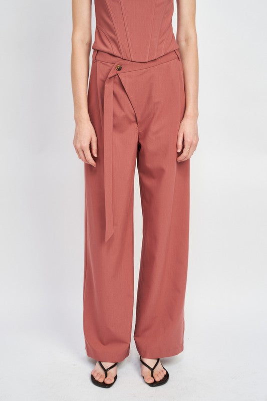 ASYMMETRICAL LONG BELT TROUSERS-Emory Park-[option4]-[option5]-[option6]-[option7]-[option8]-Shop-Boutique-Clothing-for-Women-Online