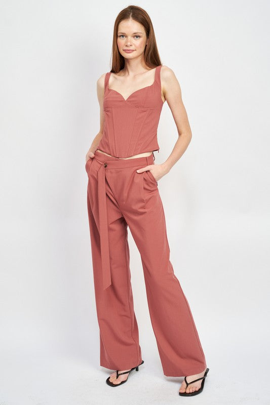 ASYMMETRICAL LONG BELT TROUSERS-Emory Park-[option4]-[option5]-[option6]-[option7]-[option8]-Shop-Boutique-Clothing-for-Women-Online