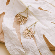 Woven Rattan Drop Chain Hook Earring-Leto Accessories-[option4]-[option5]-[option6]-[option7]-[option8]-Shop-Boutique-Clothing-for-Women-Online