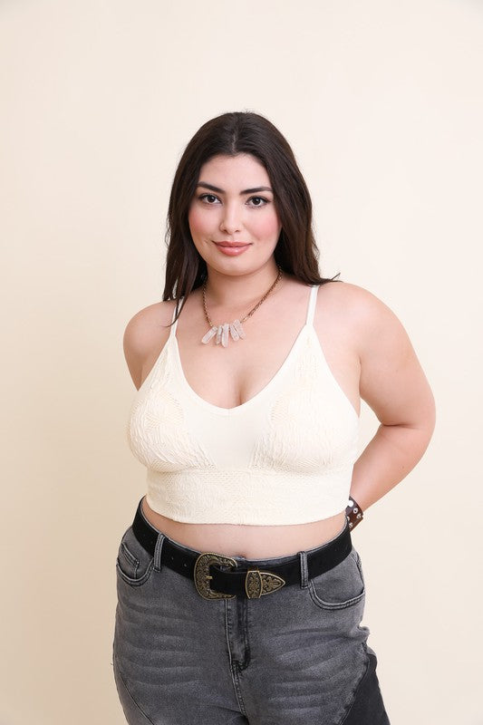 Seamless Padded Textured Brami Plus Size-Leto Accessories-[option4]-[option5]-[option6]-[option7]-[option8]-Shop-Boutique-Clothing-for-Women-Online