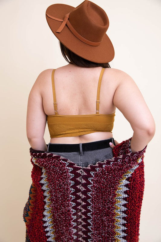 Seamless Padded Textured Brami Plus Size-Leto Accessories-[option4]-[option5]-[option6]-[option7]-[option8]-Shop-Boutique-Clothing-for-Women-Online