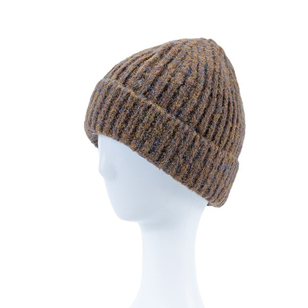 Mixed Thread Winter Beanie-Bella Chic-BROWN/TATA-Os-[option4]-[option5]-[option6]-[option7]-[option8]-Shop-Boutique-Clothing-for-Women-Online