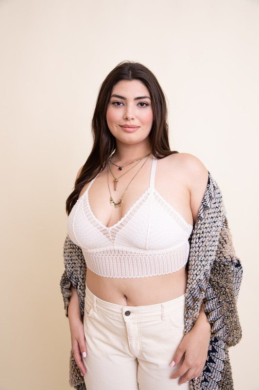 Plus Size Ribbed Lace Boho Racerback Bralette-Leto Accessories-[option4]-[option5]-[option6]-[option7]-[option8]-Shop-Boutique-Clothing-for-Women-Online