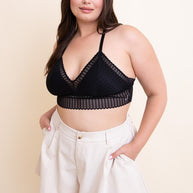 Plus Size Ribbed Lace Boho Racerback Bralette-Leto Accessories-[option4]-[option5]-[option6]-[option7]-[option8]-Shop-Boutique-Clothing-for-Women-Online