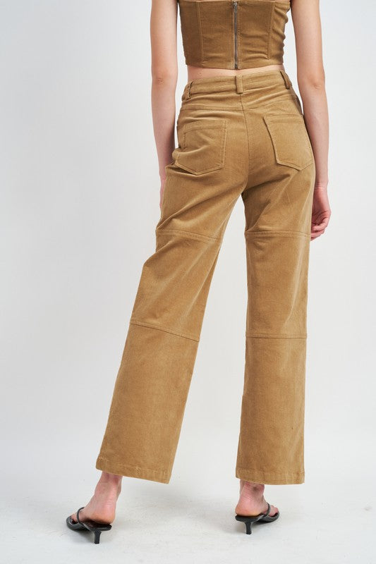 RELAXED FIT CORDUROY PANTS-Emory Park-[option4]-[option5]-[option6]-[option7]-[option8]-Shop-Boutique-Clothing-for-Women-Online