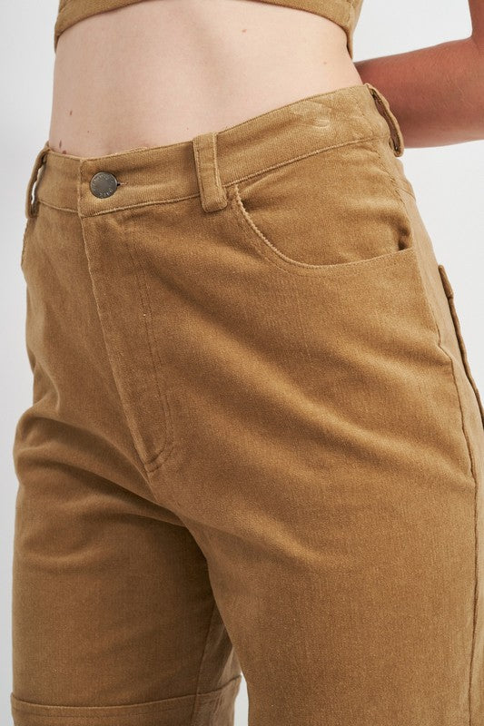 RELAXED FIT CORDUROY PANTS-Emory Park-[option4]-[option5]-[option6]-[option7]-[option8]-Shop-Boutique-Clothing-for-Women-Online