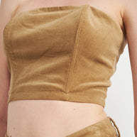 COURDUROY BUSTIER TUBE TOP-Emory Park-[option4]-[option5]-[option6]-[option7]-[option8]-Shop-Boutique-Clothing-for-Women-Online