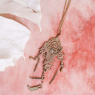 Dream Weave Medallion Necklace-Leto Accessories-[option4]-[option5]-[option6]-[option7]-[option8]-Shop-Boutique-Clothing-for-Women-Online