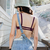 Crushed Velvet Bralette-Leto Accessories-[option4]-[option5]-[option6]-[option7]-[option8]-Shop-Boutique-Clothing-for-Women-Online