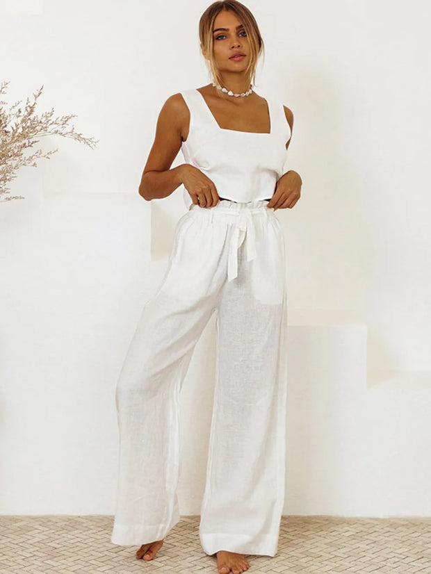 Square Neck Sleeveless Top and Pants Set-Sets-Trendsi-[option4]-[option5]-[option6]-[option7]-[option8]-Shop-Boutique-Clothing-for-Women-Online