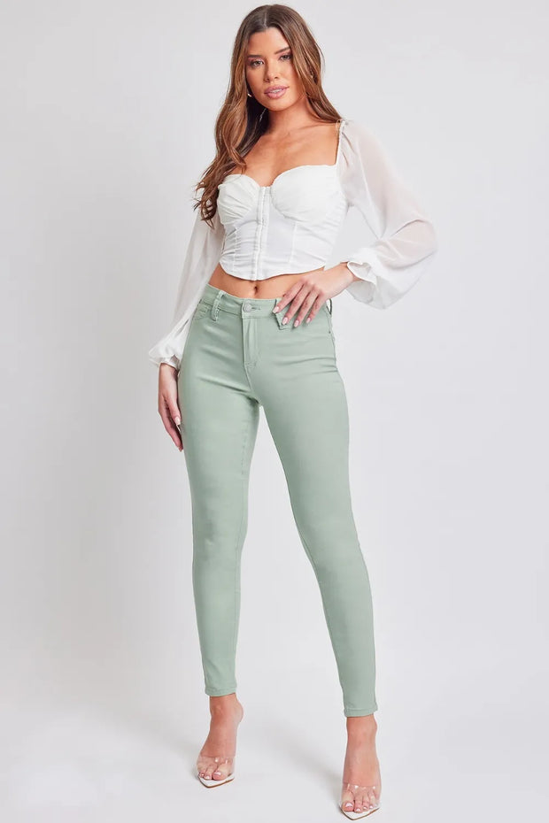 YMI Jeanswear Hyperstretch Mid-Rise Skinny Jeans-Jeans-Trendsi-[option4]-[option5]-[option6]-[option7]-[option8]-Shop-Boutique-Clothing-for-Women-Online