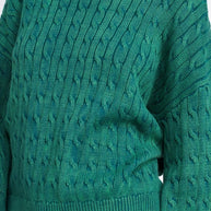 CABLE KNIT TOP WITH BUBBLE SLEEVES-Emory Park-[option4]-[option5]-[option6]-[option7]-[option8]-Shop-Boutique-Clothing-for-Women-Online