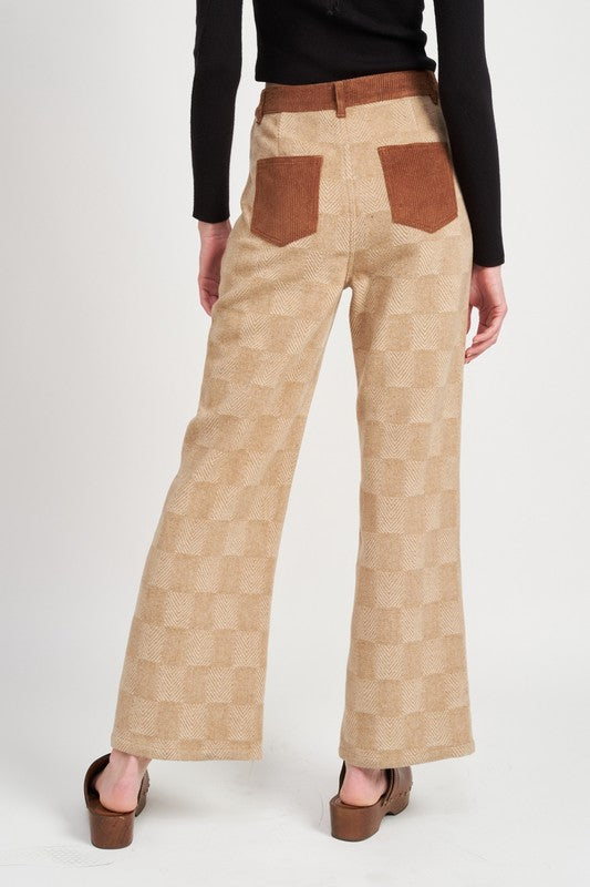 PLAID WIDE LEG PANTS-Emory Park-[option4]-[option5]-[option6]-[option7]-[option8]-Shop-Boutique-Clothing-for-Women-Online