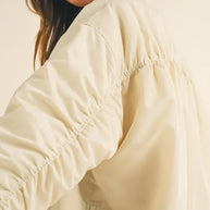 MABLE Back Ruched Utiltiy Bomber Jacket-Jackets-Trendsi-[option4]-[option5]-[option6]-[option7]-[option8]-Shop-Boutique-Clothing-for-Women-Online
