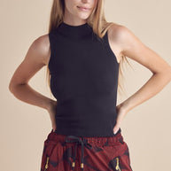 Always Classy Ribbed Mock Neck Tank-Yelete-[option4]-[option5]-[option6]-[option7]-[option8]-Shop-Boutique-Clothing-for-Women-Online