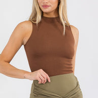 Always Classy Ribbed Mock Neck Tank-Yelete-[option4]-[option5]-[option6]-[option7]-[option8]-Shop-Boutique-Clothing-for-Women-Online