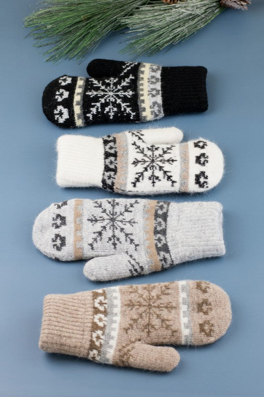 Nordic Snowflake Mittens-Aili's Corner-[option4]-[option5]-[option6]-[option7]-[option8]-Shop-Boutique-Clothing-for-Women-Online