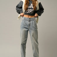 HIGH WAIST BALLOON JEANS-Insane Gene-[option4]-[option5]-[option6]-[option7]-[option8]-Shop-Boutique-Clothing-for-Women-Online