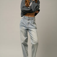 High Waisted Balloon Jeans-Denim Lab USA-[option4]-[option5]-[option6]-[option7]-[option8]-Shop-Boutique-Clothing-for-Women-Online