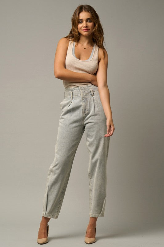 Super High Waist Balloon Jeans-Denim Lab USA-[option4]-[option5]-[option6]-[option7]-[option8]-Shop-Boutique-Clothing-for-Women-Online