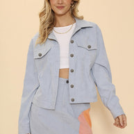 Corduroy sunburst jacket-Miss Sparkling-[option4]-[option5]-[option6]-[option7]-[option8]-Shop-Boutique-Clothing-for-Women-Online