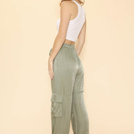 Satin wide leg cargo pants-Miss Sparkling-[option4]-[option5]-[option6]-[option7]-[option8]-Shop-Boutique-Clothing-for-Women-Online