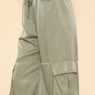 Satin wide leg cargo pants-Miss Sparkling-[option4]-[option5]-[option6]-[option7]-[option8]-Shop-Boutique-Clothing-for-Women-Online
