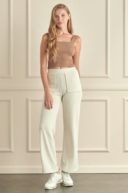 Seamless Textured Crop Tank-Yelete-[option4]-[option5]-[option6]-[option7]-[option8]-Shop-Boutique-Clothing-for-Women-Online