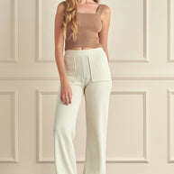 Seamless Textured Crop Tank-Yelete-[option4]-[option5]-[option6]-[option7]-[option8]-Shop-Boutique-Clothing-for-Women-Online