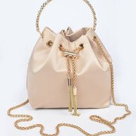 Satin Top Handle Bucket Clutch Bag-Artini Accessories-[option4]-[option5]-[option6]-[option7]-[option8]-Shop-Boutique-Clothing-for-Women-Online