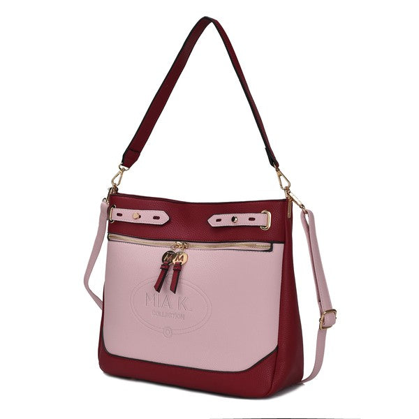 The Evie Two Tone Shoulder Bag by Mia k-MKF Collection by Mia K-[option4]-[option5]-[option6]-[option7]-[option8]-Shop-Boutique-Clothing-for-Women-Online