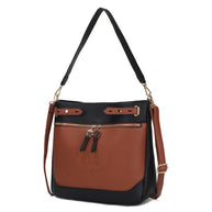 The Evie Two Tone Shoulder Bag by Mia k-MKF Collection by Mia K-[option4]-[option5]-[option6]-[option7]-[option8]-Shop-Boutique-Clothing-for-Women-Online