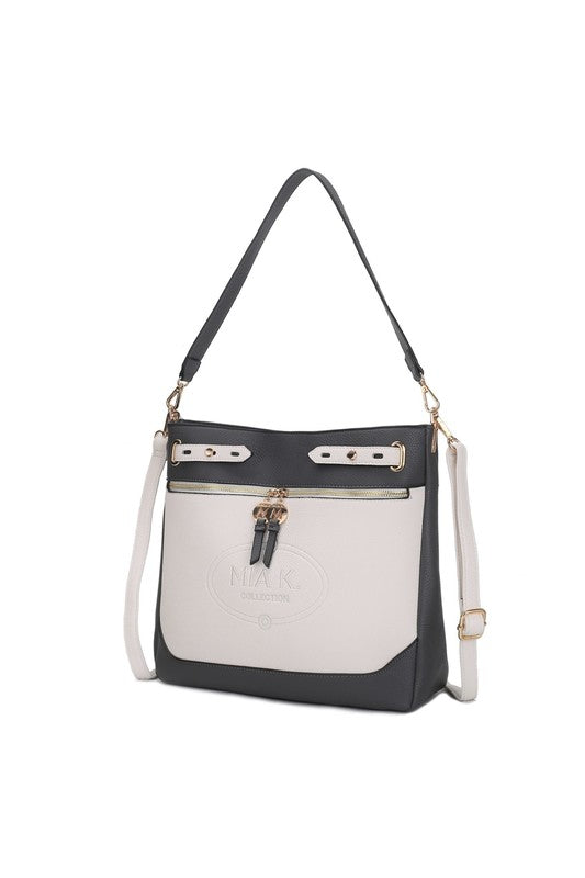 The Evie Two Tone Shoulder Bag by Mia k-MKF Collection by Mia K-[option4]-[option5]-[option6]-[option7]-[option8]-Shop-Boutique-Clothing-for-Women-Online