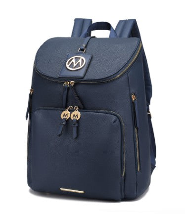 The Angela Large Backpack By Mia K-MKF Collection by Mia K-Navy-One Size-[option4]-[option5]-[option6]-[option7]-[option8]-Shop-Boutique-Clothing-for-Women-Online