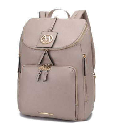 The Angela Large Backpack By Mia K-MKF Collection by Mia K-Taupe-One Size-[option4]-[option5]-[option6]-[option7]-[option8]-Shop-Boutique-Clothing-for-Women-Online