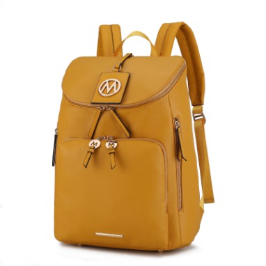 The Angela Large Backpack By Mia K-MKF Collection by Mia K-Mustard-One Size-[option4]-[option5]-[option6]-[option7]-[option8]-Shop-Boutique-Clothing-for-Women-Online