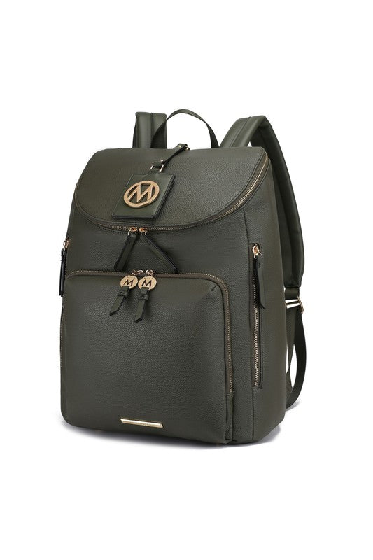 The Angela Large Backpack By Mia K-MKF Collection by Mia K-Olive-One Size-[option4]-[option5]-[option6]-[option7]-[option8]-Shop-Boutique-Clothing-for-Women-Online