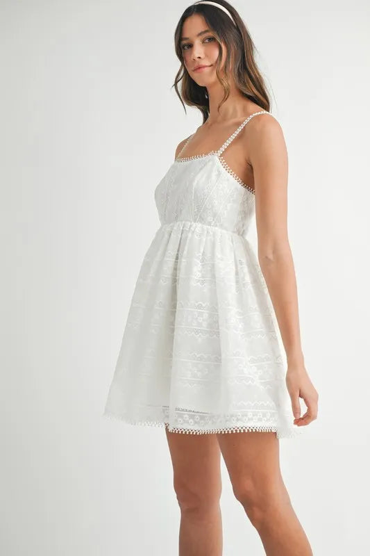 MABLE Eyelet Lace Babydoll Mini Cami Dress-Dresses-Trendsi-[option4]-[option5]-[option6]-[option7]-[option8]-Shop-Boutique-Clothing-for-Women-Online