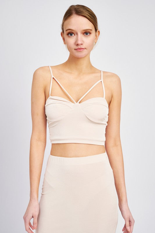 LATICCE FRONT CROPPED CAMI-Emory Park-SAND-S-[option4]-[option5]-[option6]-[option7]-[option8]-Shop-Boutique-Clothing-for-Women-Online