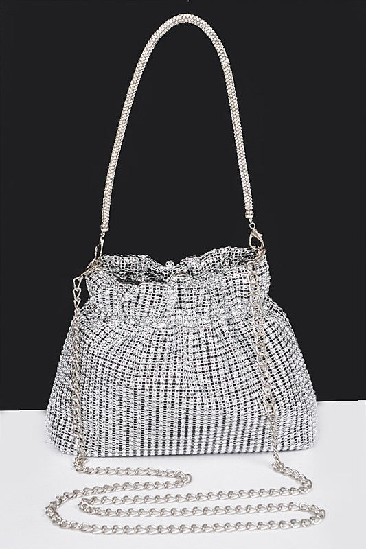 Metallic Crossbody Swing Bag-Artini Accessories-[option4]-[option5]-[option6]-[option7]-[option8]-Shop-Boutique-Clothing-for-Women-Online