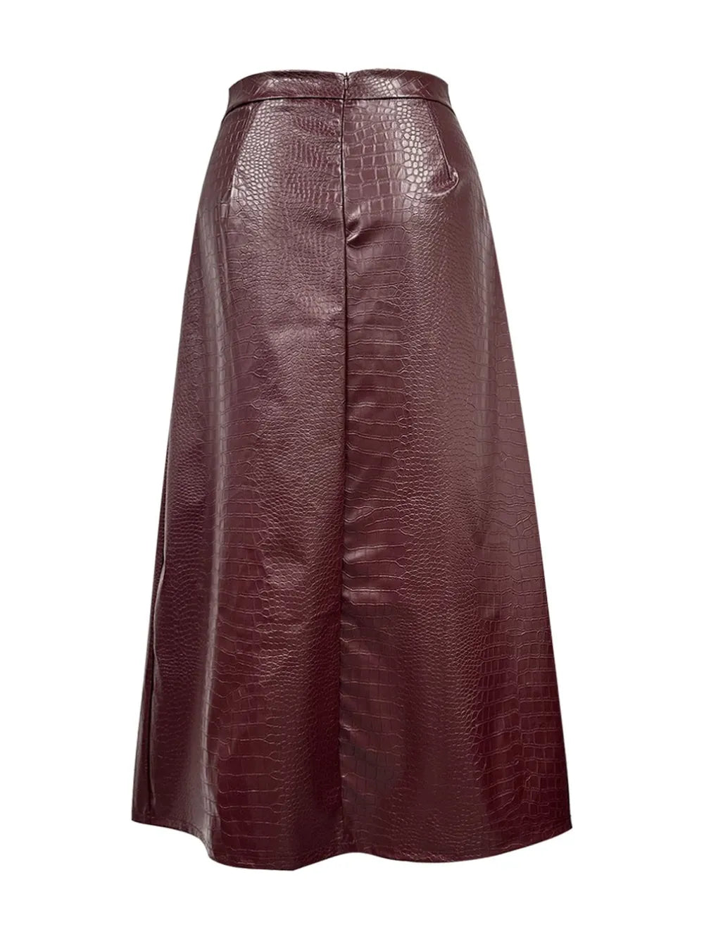 High Waist Midi Skirt-Skirts-Trendsi-[option4]-[option5]-[option6]-[option7]-[option8]-Shop-Boutique-Clothing-for-Women-Online