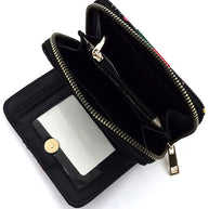 Multi Graffiti Print Queen Bee Stripe Wallet-Fashion World-[option4]-[option5]-[option6]-[option7]-[option8]-Shop-Boutique-Clothing-for-Women-Online