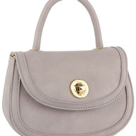 Fashion Twist Lock Flap Saddle Satchel-Fashion World-[option4]-[option5]-[option6]-[option7]-[option8]-Shop-Boutique-Clothing-for-Women-Online