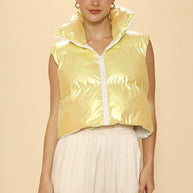Metallic puffer vest-Miss Sparkling-[option4]-[option5]-[option6]-[option7]-[option8]-Shop-Boutique-Clothing-for-Women-Online
