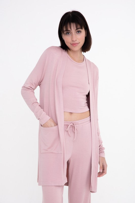 Mono B Lounge Open-Front Terry Cardigan-Mono B-Rose-S-[option4]-[option5]-[option6]-[option7]-[option8]-Shop-Boutique-Clothing-for-Women-Online