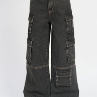 CARGO LOW WAIST JEANS-Emory Park-[option4]-[option5]-[option6]-[option7]-[option8]-Shop-Boutique-Clothing-for-Women-Online